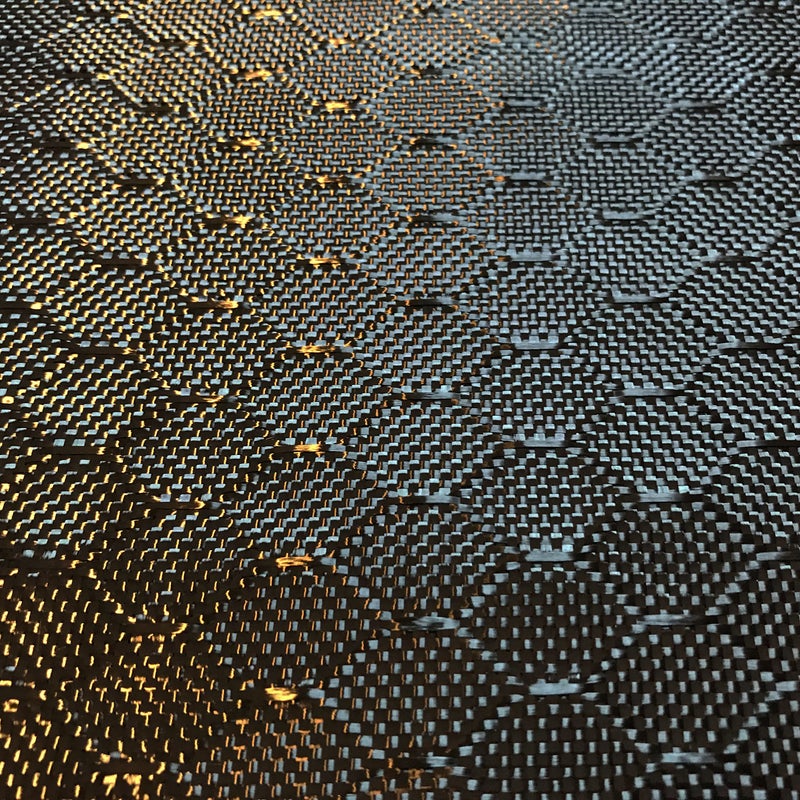 Carbon Fiber 4 in x 5 FT - Bee Hive - CARBON FIBER FABRIC-2x2 Twill WEAVE-3K - 220g-Black - Image 3
