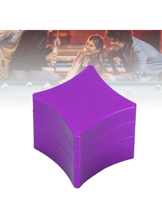 Thoraya Universal Aluminium Snooker Pool Billiard Cue Tip Tips Table Chalk Holder (purple)  - Image 5
