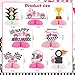 Funmemoir Pink Racing Car Birthday Party Decorations for Girls 8PCS Race Car Honeycomb Centerpieces Vintage Retro Lets Go Racing Race on Over Welcome Race Fans Birthday Party Decorations - Image 4