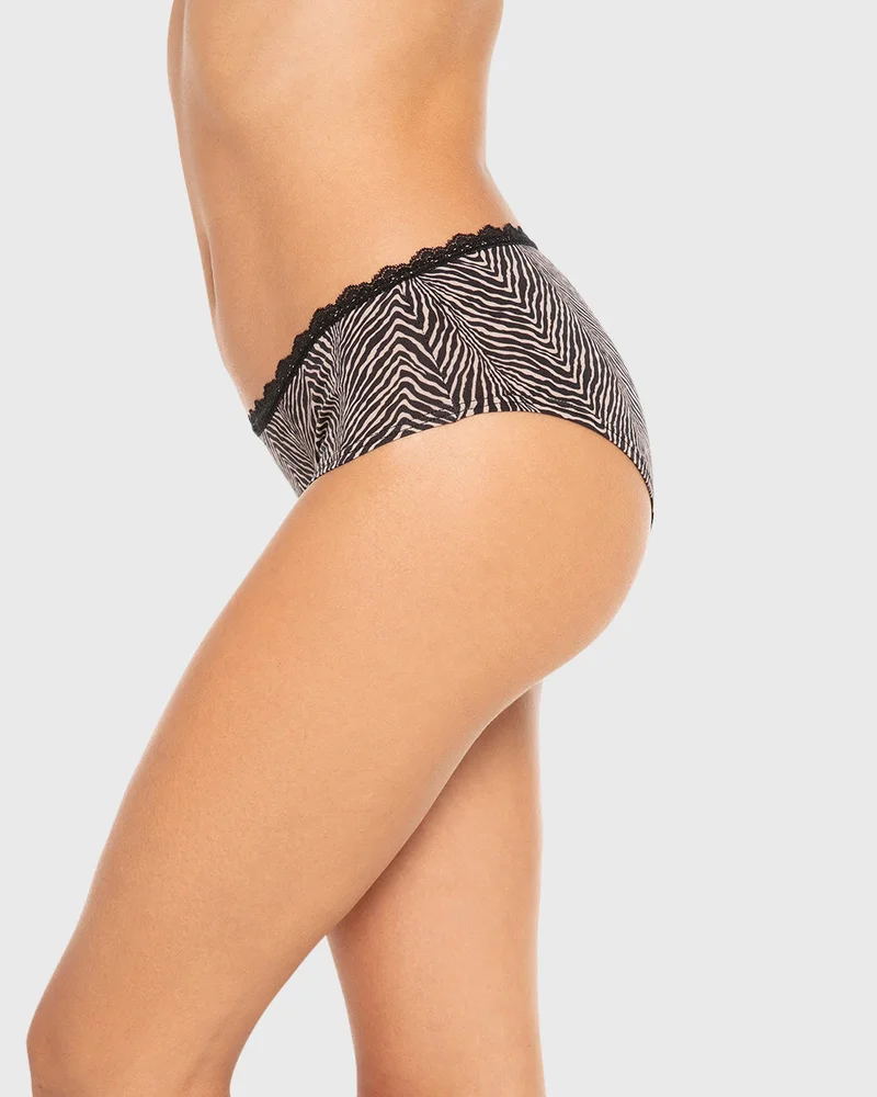 ايسلا اند ايفي Isla & Evie Printed Cotton Hipster Panty