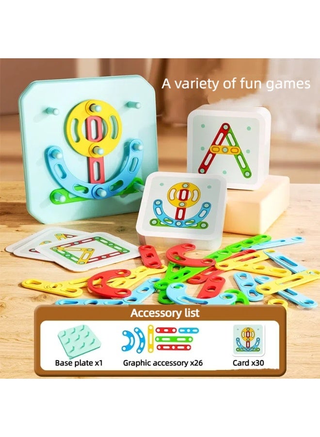 Shape Sorter Stacking Toys for Toddlers Geometric Matching Puzzle Building Blocks for Preschool Learning Creative Assembly（Ages 1-3） - Image 2