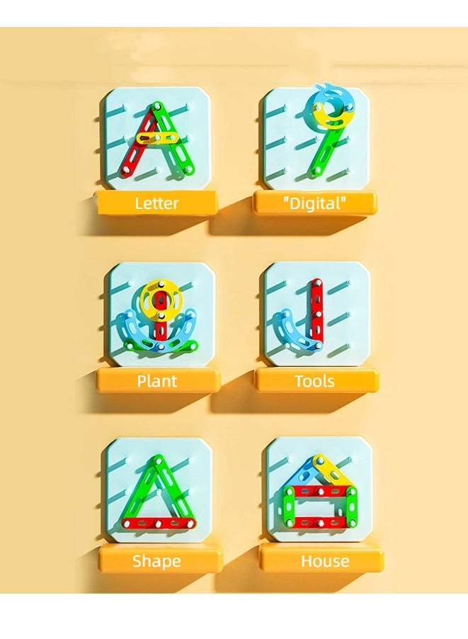 Shape Sorter Stacking Toys for Toddlers Geometric Matching Puzzle Building Blocks for Preschool Learning Creative Assembly（Ages 1-3） - Image 5