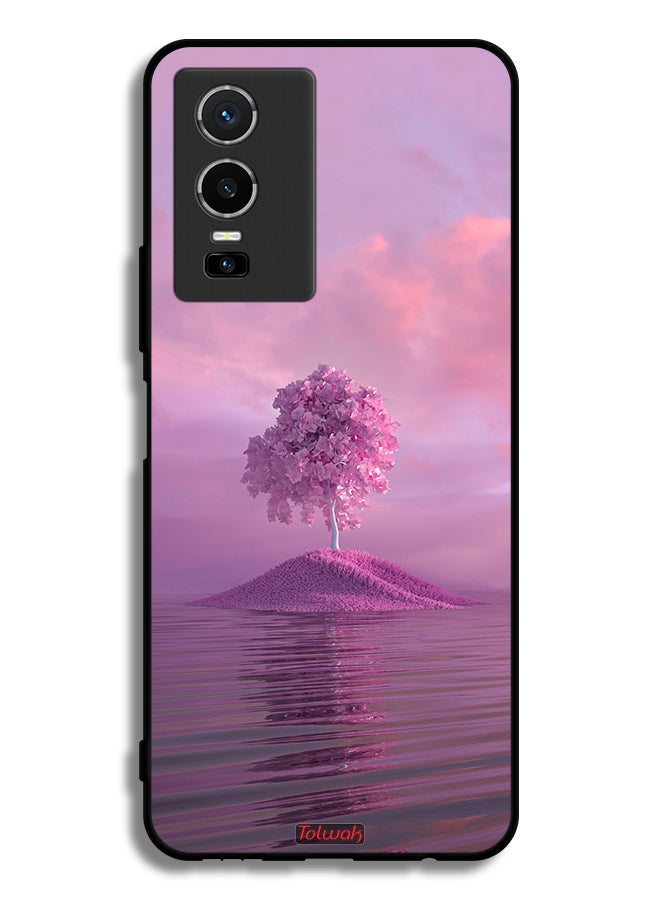 Tolwak Vivo Y76 5G Protective Case Cover Tree Unsplash - Image 2