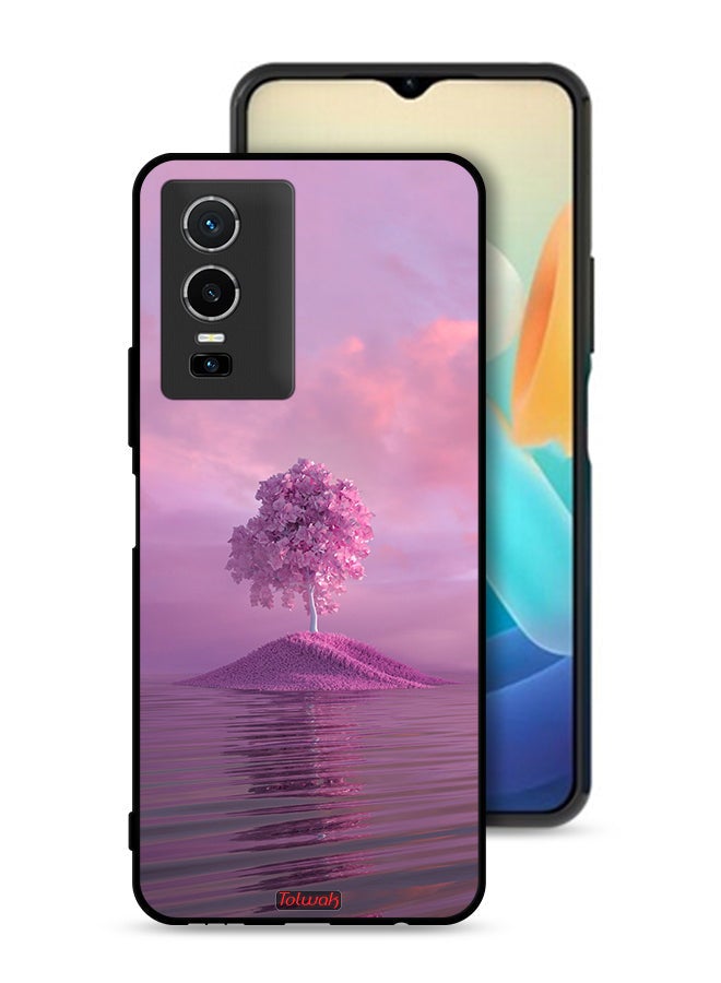 Tolwak Vivo Y76 5G Protective Case Cover Tree Unsplash - Image 1