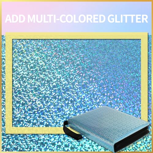 Dosanlues 9 Pocket Card Binder - 1080 Double Sided Pocket PU Premium Zip Trading Card Binder Collectible Card Albums for MTG, TCG, Sports Cards, Game Cards - Blue - Image 2