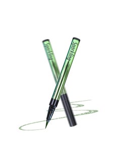 Music Flower Eyeliner Penwaterproof Liquid Eyeliner With Precision Tipmetallic Shimmer Color Eyeliners Smudgeresistant Long Wearing (Green)  - Image 1