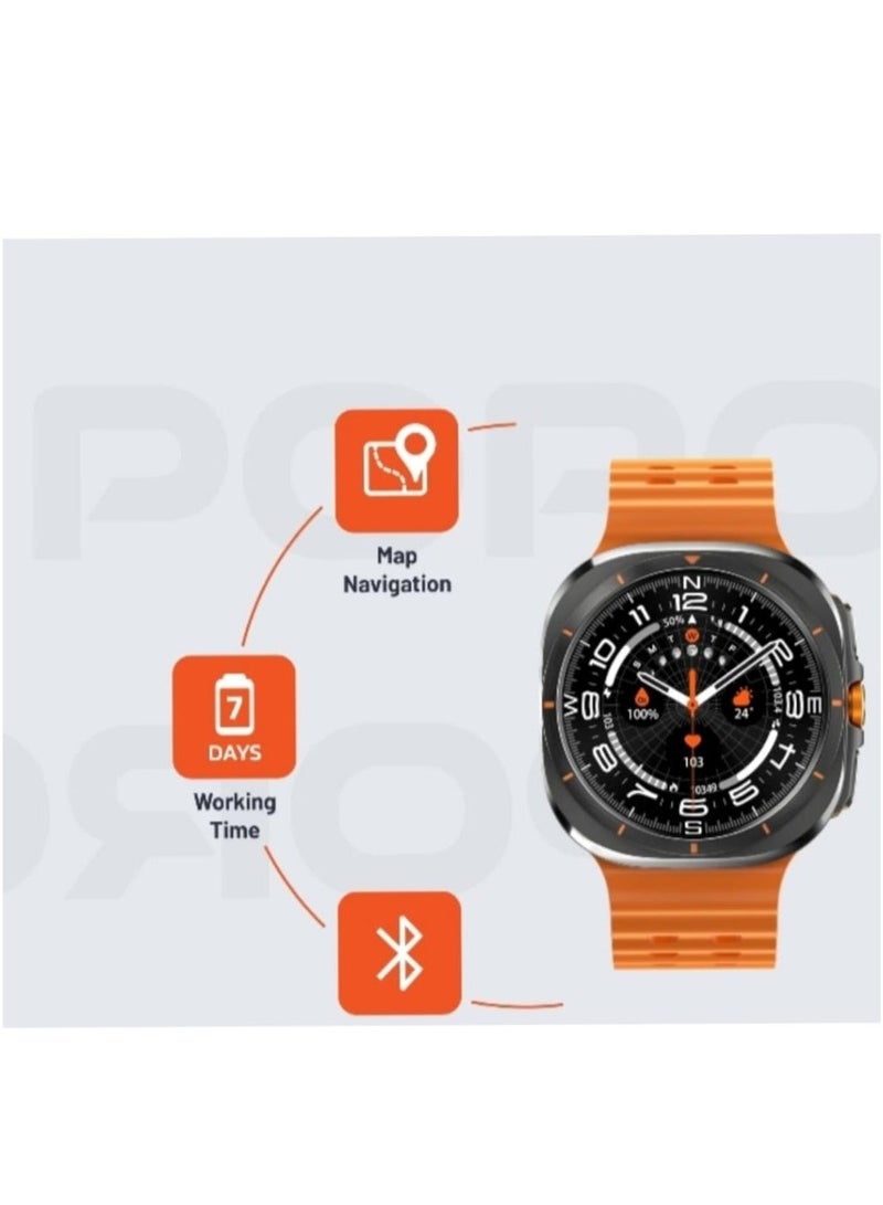 Brandcode Rock 72 Smart Watch by Brandcode Germany – 1.7" Touchscreen, Heart Rate & SpO₂ Monitor, GPS, Waterproof, Multi-Sport, iOS & Android Compatible - Image 4