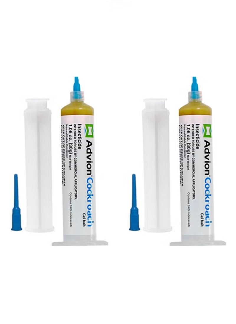 syngenta - Cockroach Bait Gel 60g (2 Tube +2 Plunger +2 Tip) - Image 1