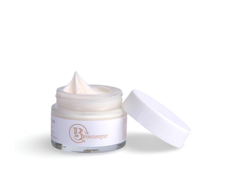 Brown Sugar BrownSugar Night Cream l Infused with Vitamin C and Hyaluronic Acid l Repair and Hydrates Skin l Neck and Face Cream l Paraben and Cruelty l All Skin types l 50 gm - Image 1
