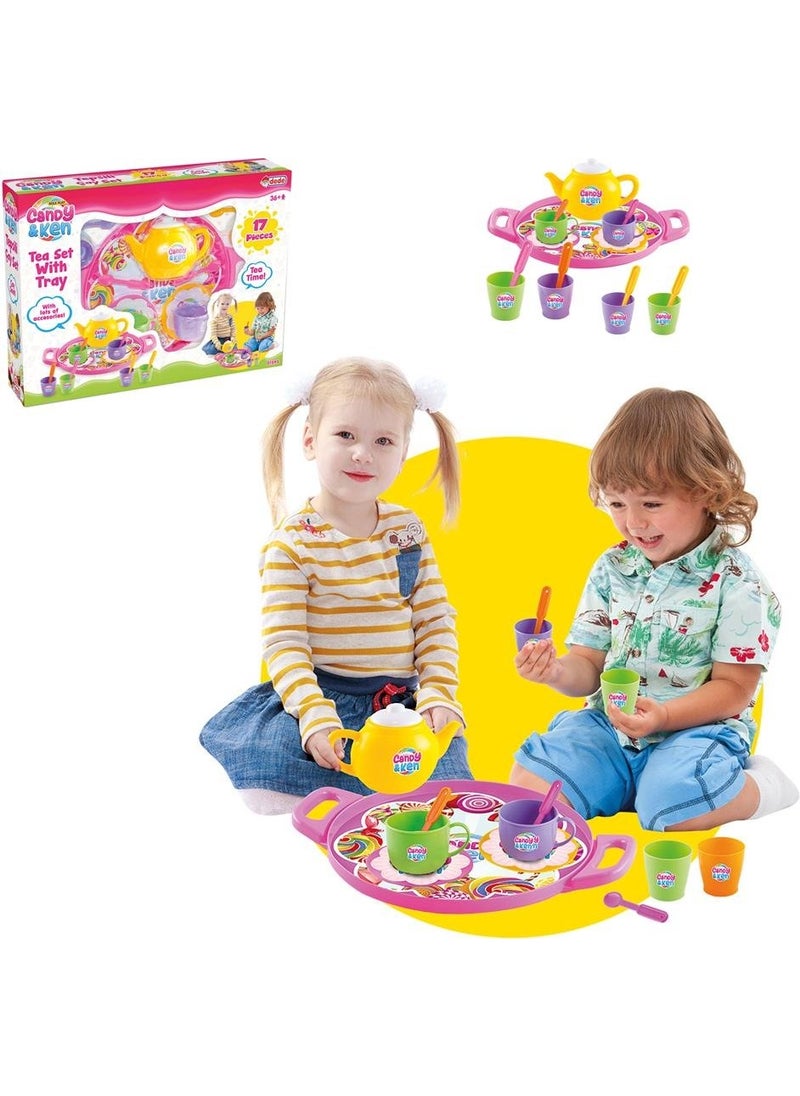 Fen Toys Toy Tea Set with Tray Toy - pzsku/Z884804637BAD94BD9E0BZ/45/_/1741293162/1c824046-1fab-447e-a2bb-68d999813943