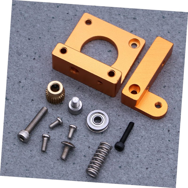 Healifty Printer Extruder Aluminum Block Extrusion Kit DIY Printer Nozzle No Slippage - Image 3