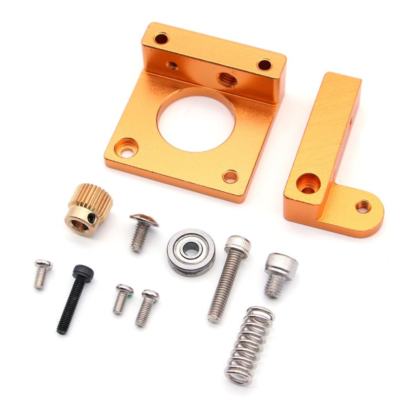 Healifty Printer Extruder Aluminum Block Extrusion Kit DIY Printer Nozzle No Slippage - Image 1
