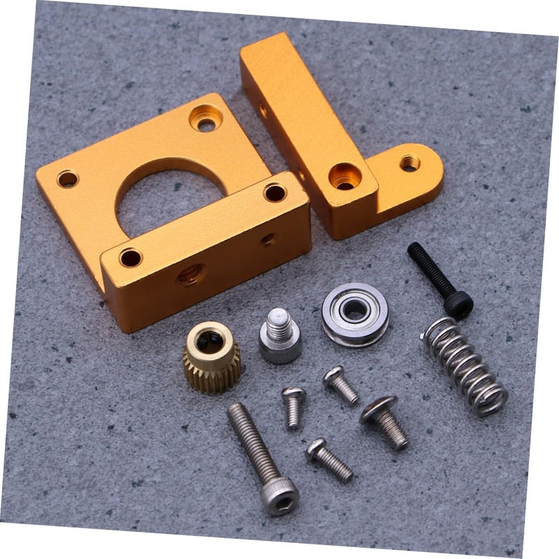 Healifty Printer Extruder Aluminum Block Extrusion Kit DIY Printer Nozzle No Slippage - Image 4