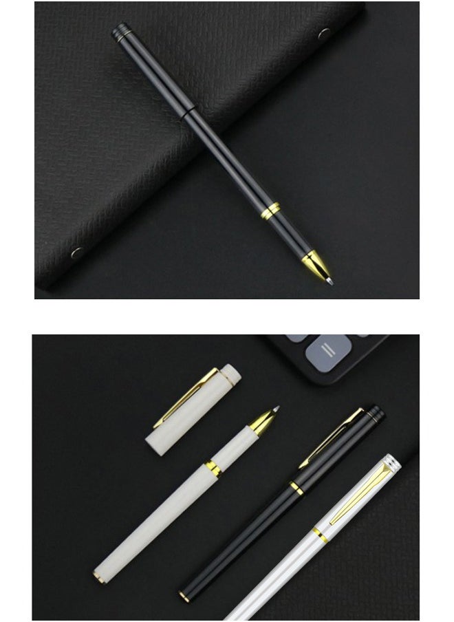 WooFree - 3 Pcs Quick Dry Black Ink Pens 0.5mm Good Business Writing Pens - Image 1