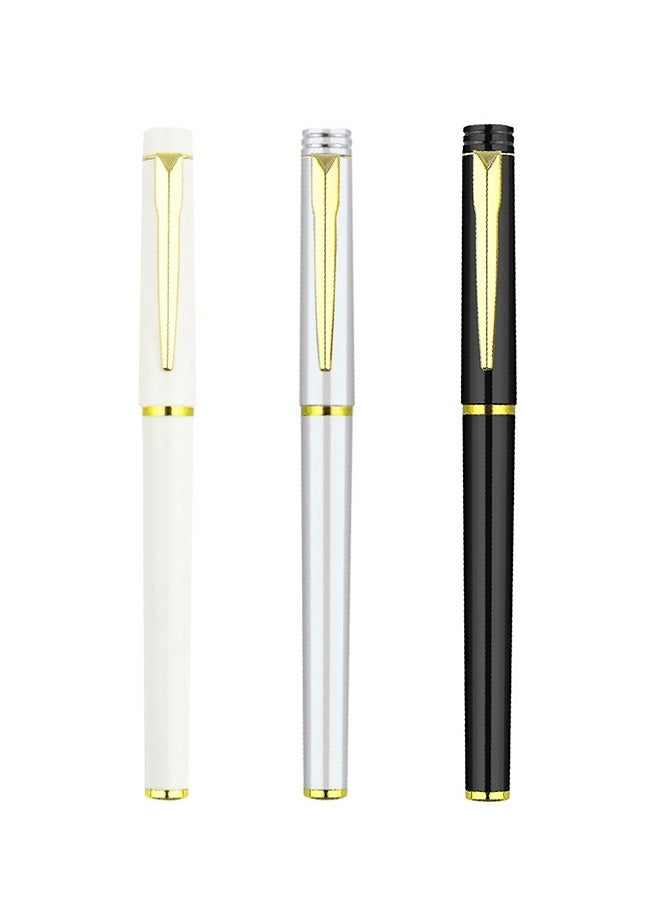 WooFree - 3 Pcs Quick Dry Black Ink Pens 0.5mm Good Business Writing Pens - Image 1