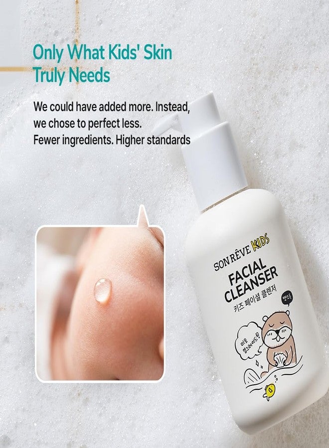 SONREVE Kids Facial Cleanser 180ml – Amino Acid Gentle Face Wash for Children, pH-Balanced Gel, No Sulfates, Plant-Derived Ingredients, Dermatest Rated, Daily Sensitive Skin Care, Made in Korea - Image 4