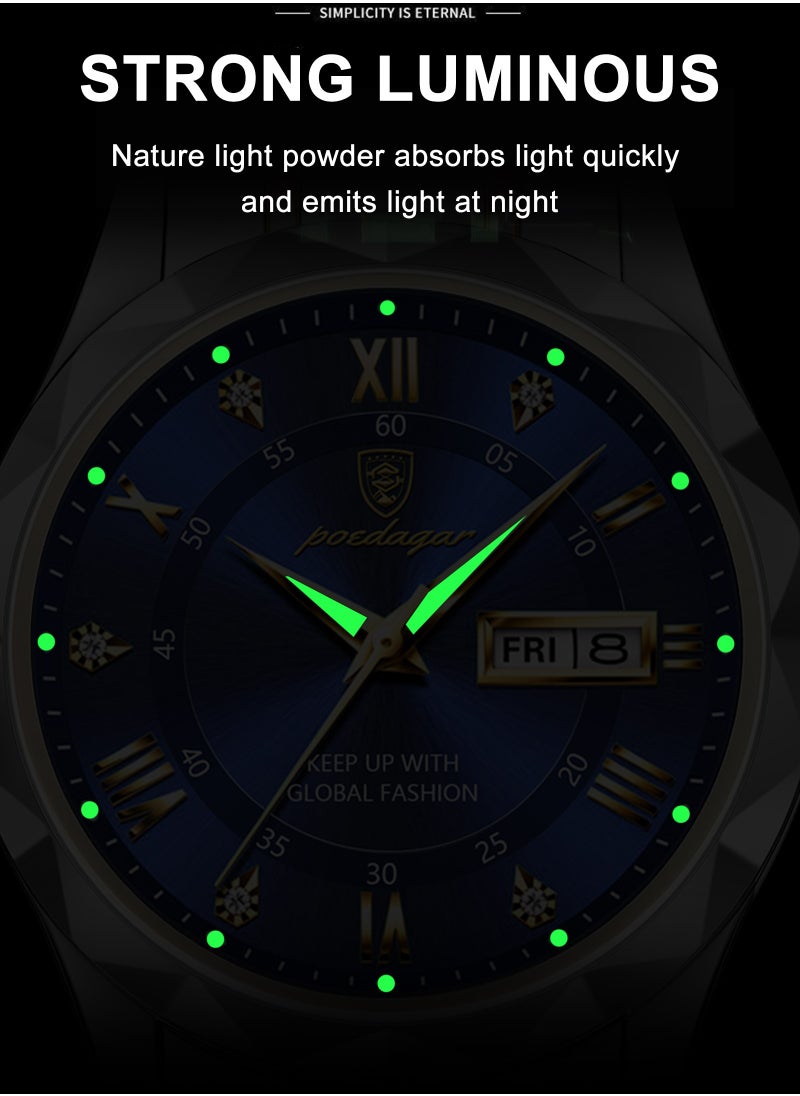 POEDAGAR Men's Watch Fashion Business Watch  - Image 4