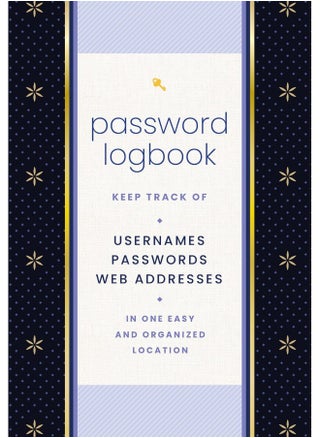 Password Logbook (Black & Gold): Keep Track of Usernames, Passwords, Web Addresses in One Easy and Organized Location - pzsku/Z88482CB46F6B0D53EDD4Z/45/1749823136/4db2c62d-c81a-4305-8401-82189dfa80c0