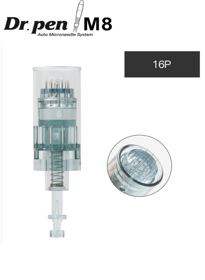 Dr.pen Dr. Pen Ultima M8 Replacement Cartridges - (10 PACK) - Round Nano Bayonet Slot - Disposable Replacement Parts - Image 2