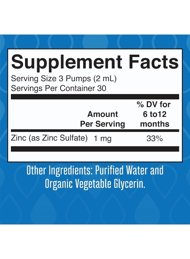 MaryRuth's Infant Liquid Ionic Zinc with Organic Glycerin by MaryRuth's, Zinc Sulfate for Immune Support, Vegan, Formulated for Ages 0-12 Months, 1 Month Supply, 2 Fl Oz - Image 4