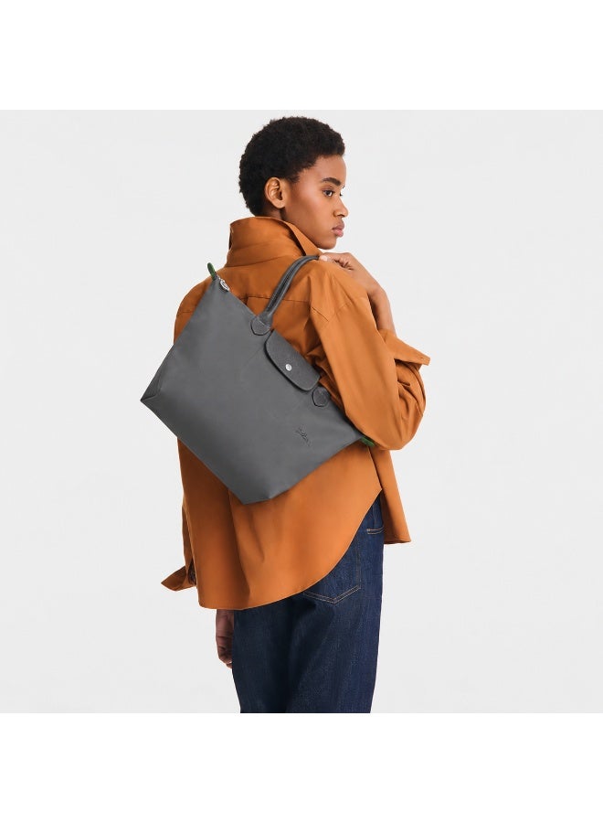 Longchamp 70th Anniversary Eco Color Le Pliage Medium Foldable Tote Bag, Steel Gray - Image 2