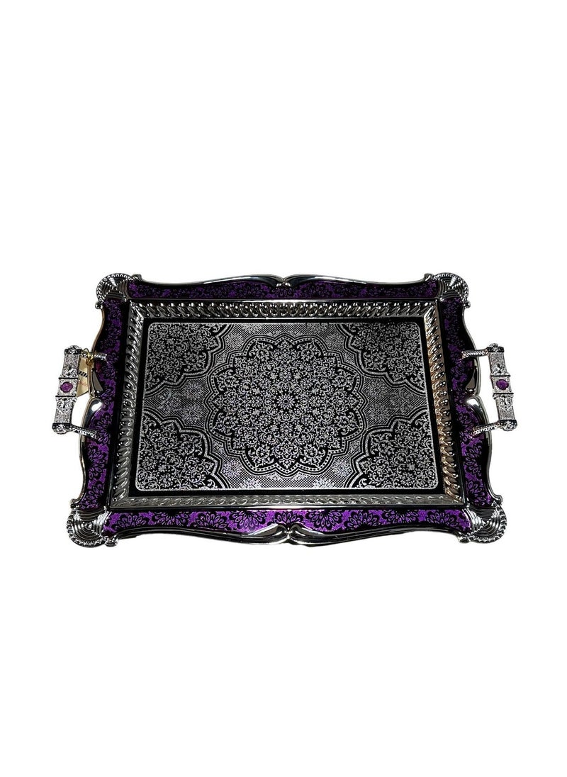 Germax - Silver Plated Rectangular Tray - Image 1