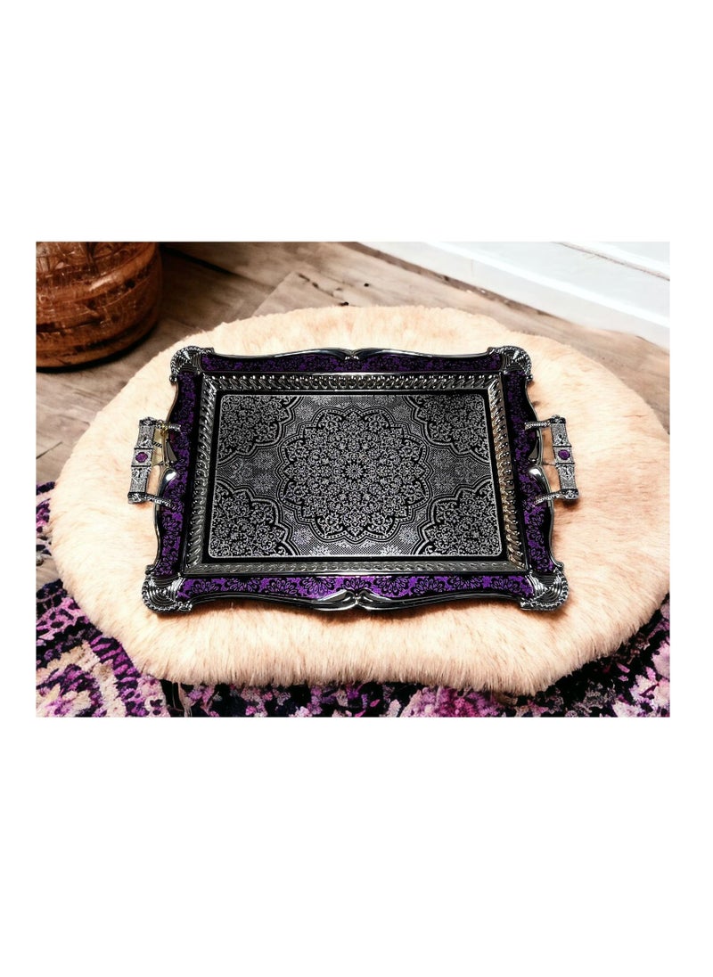 Germax - Silver Plated Rectangular Tray - Image 1