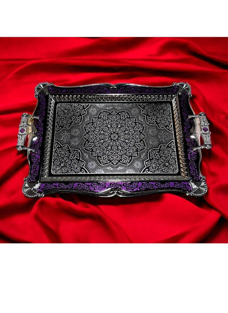 Germax - Silver Plated Rectangular Tray - Image 1