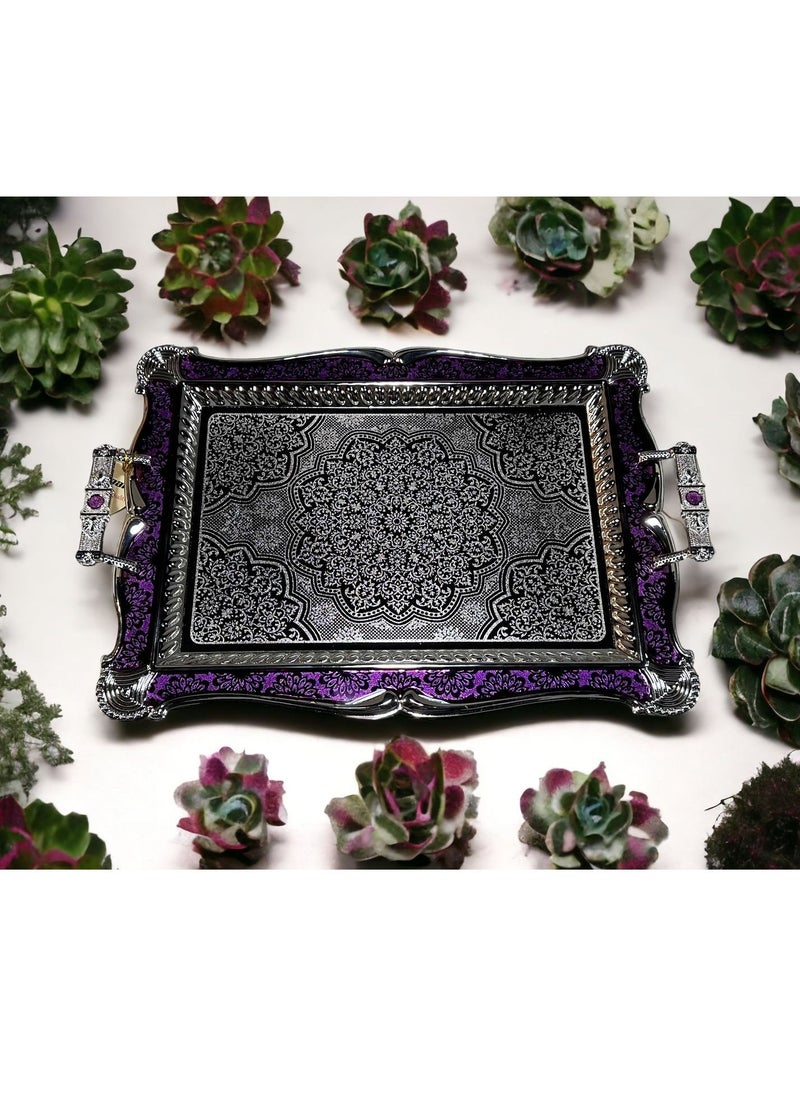 Germax - Silver Plated Rectangular Tray - Image 1