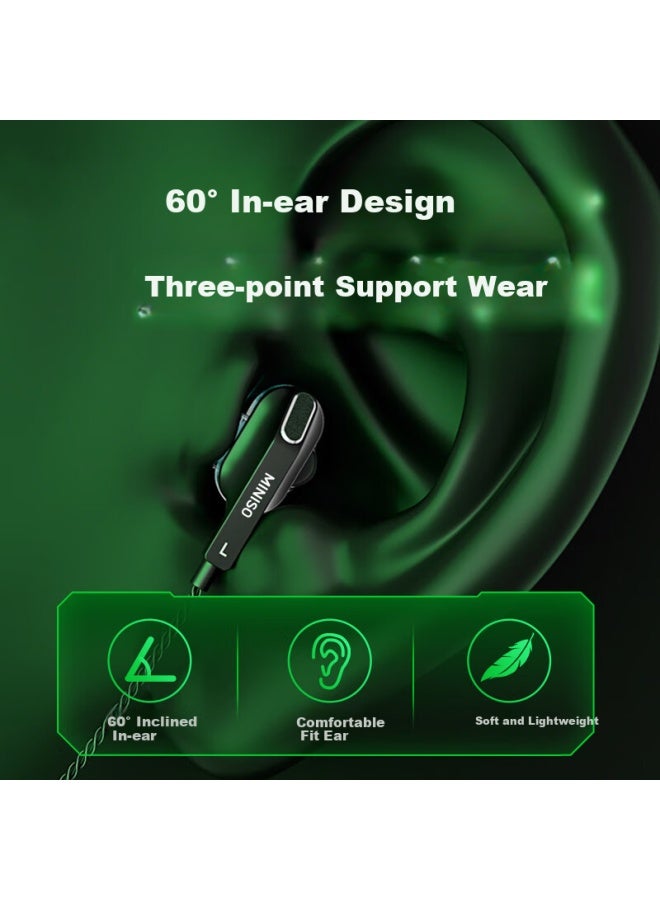 Polvcdg D9 Delta Gaming Headset, Wired In-ear Type-c, E-sports Dedicated Dual Dynamic Microphones, For Pubg Sound Positioning, Laptop And Mobile Phone High-definition Microphone, Call Noise Reductio - Image 3