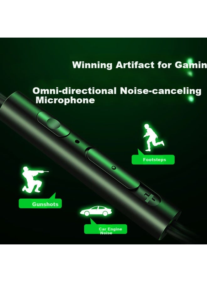 Polvcdg D9 Delta Gaming Headset, Wired In-ear Type-c, E-sports Dedicated Dual Dynamic Microphones, For Pubg Sound Positioning, Laptop And Mobile Phone High-definition Microphone, Call Noise Reductio - Image 2