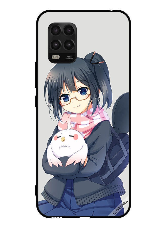Covernex Protective Case Cover For Xiaomi Mi 10 Lite 5G Girl Holding Pet - Image 1