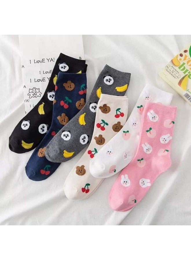 عرض زوجين من الشرابات الحريمي الطويلة القطنية – ناعمة ومريحة للاستخدام اليومي - Image 4