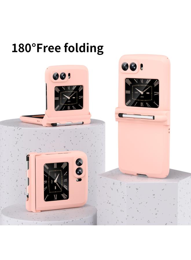 S-TOP Case For Motorola Razr 2022 Macaron Three-piece Set Phone Case with Stylus - Image 2