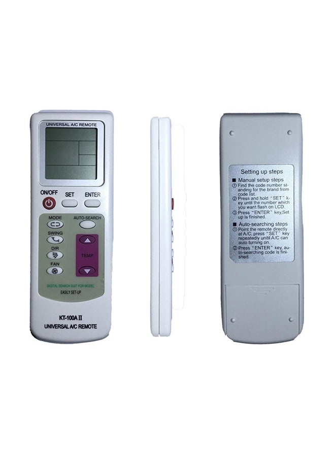 HuHa - Universal Remote Control For Split Air-Conditioner Silver - Image 1