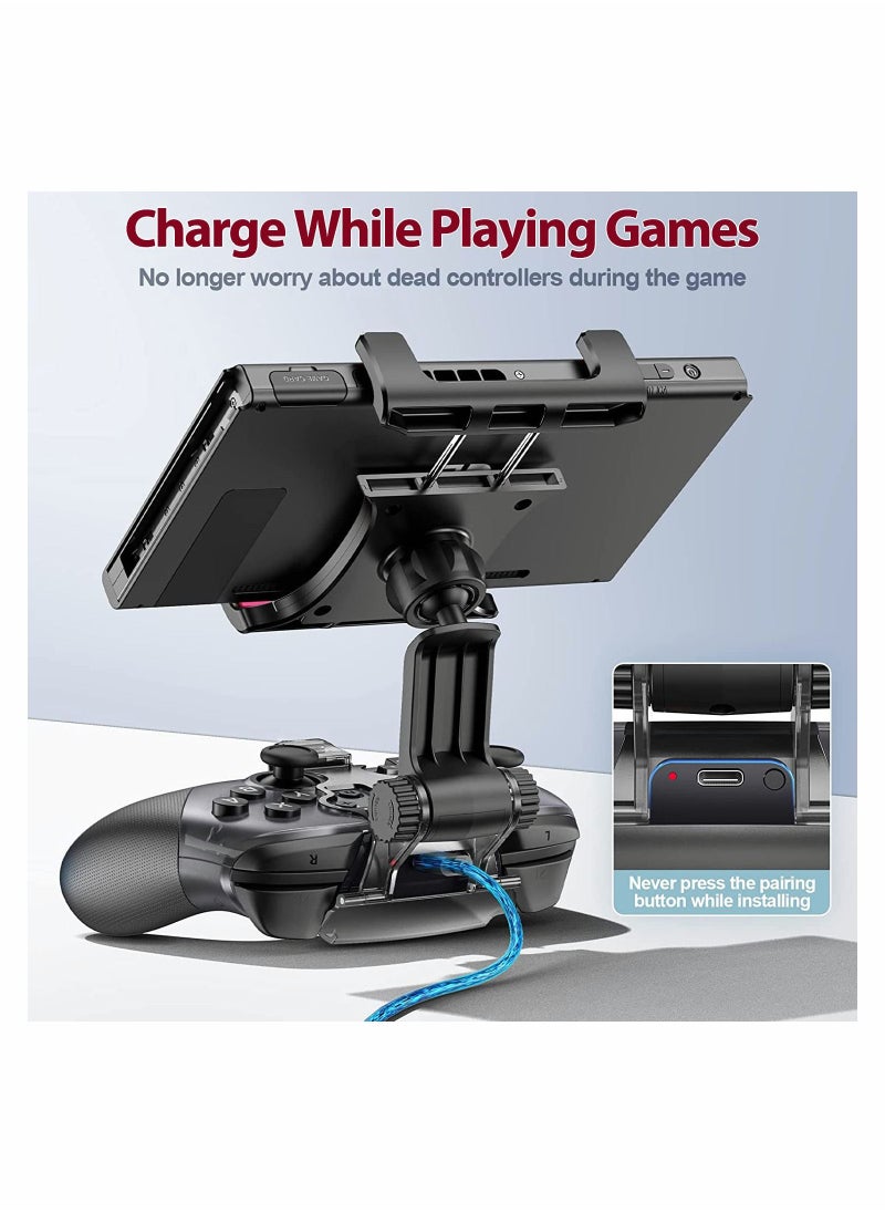 SYOSI - Switch Pro Controller Clip Mount Adjustable Compatible with OLED Lite - Image 1