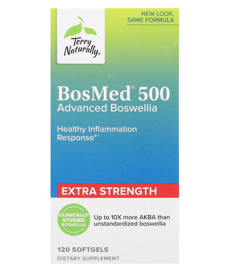 Terry Naturally BosMed 500 Advanced Boswellia 500 mg 120 Softgels