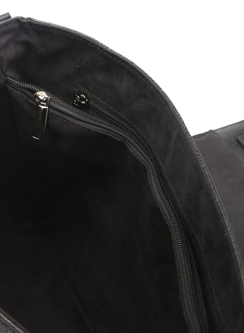 Bond Non Leather Laptop Bag Black - 1108 - Image 3