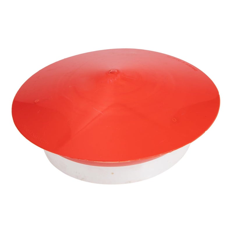 PVC Flame Retardant Chimney Rain Cover Vent Cap Weatherproof Roof Protector - Image 2