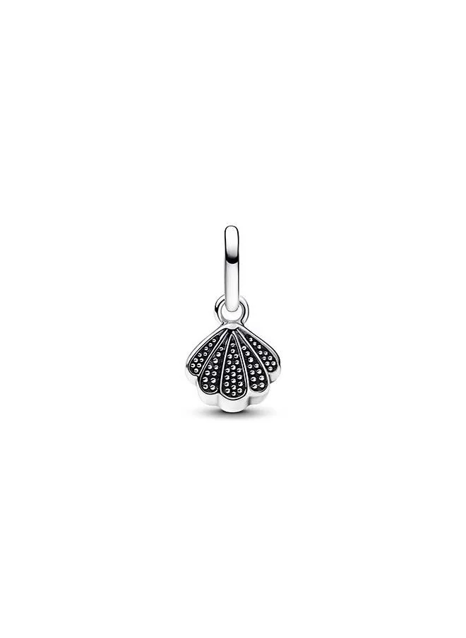 PANDORA Sparkling Shell Mini Dangle Charm