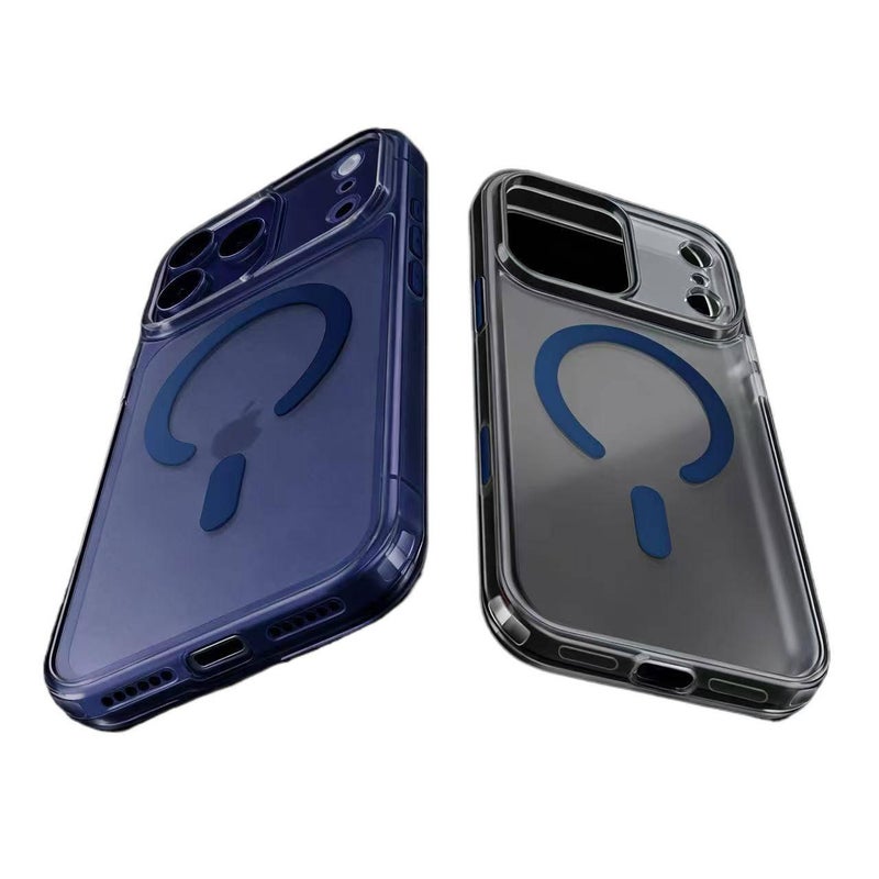 MS Acrylic MagSafe Case for iPhone 12 Pro with Drop Protection and Anti-Fingerprint plus Shockproof plus Strong Magnetic plus Matte Finish in Clear - Image 1