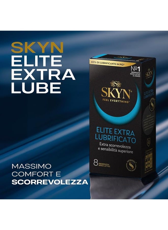 واقي ذكري SKYN Elite Extra Lub - رقيق للغاية ومزلق للغاية، 8 قطع - Image 2