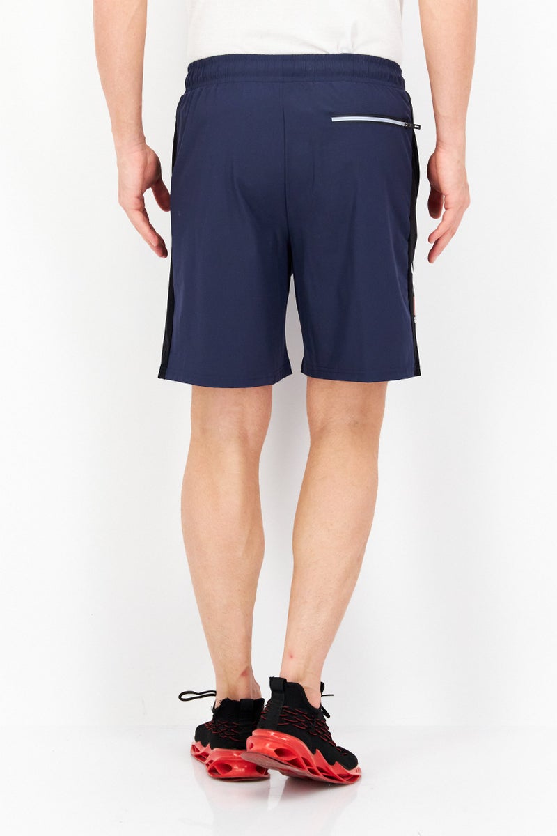TapouT Men Sportswear Fit Training Shorts, Navy Blue  - Image 3
