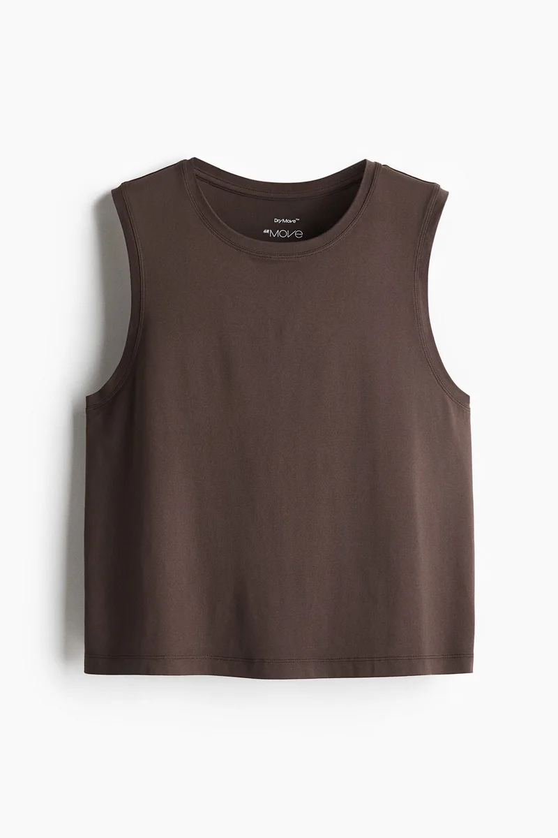 H&M Boxy-style sports vest top in DryMove™