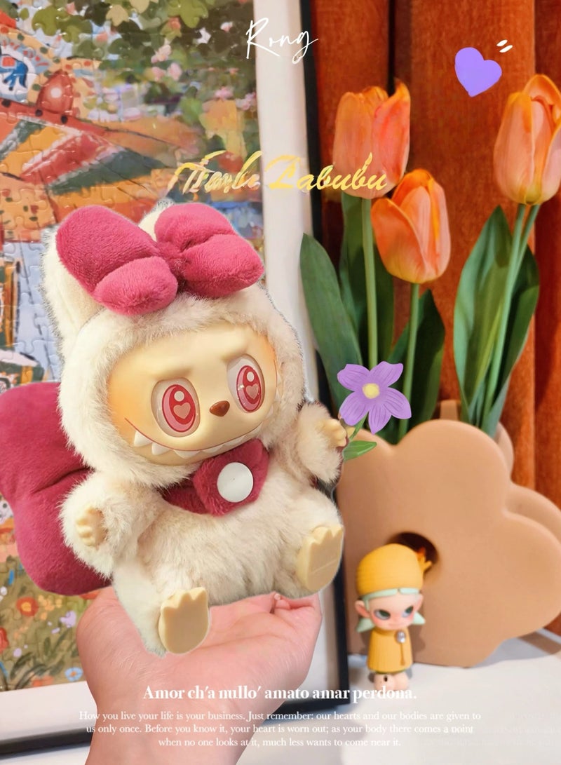 CUNUUDOOL 2pcs Cute Accessories Set For 17cm Dolls,Labubu Clothes,Include:Large Bow Back Decoration Small Bow Headdress Accessories .Interchangeable Accessories For 1/2/3, Generation. - Image 4