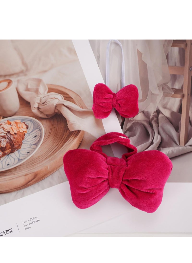 CUNUUDOOL 2pcs Cute Accessories Set For 17cm Dolls,Labubu Clothes,Include:Large Bow Back Decoration Small Bow Headdress Accessories .Interchangeable Accessories For 1/2/3, Generation. - Image 5