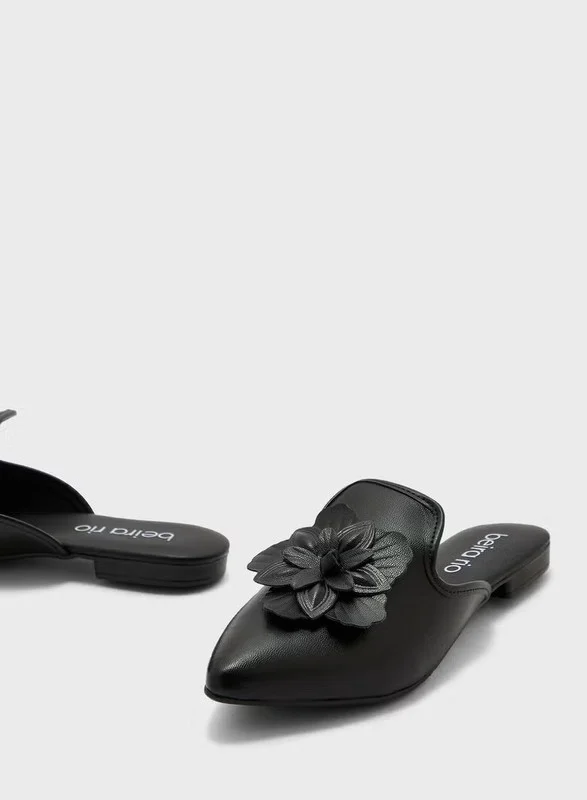 Beira Rio Beira Rio Ladies Closed/Flat Shoes Black | Made In Brazil