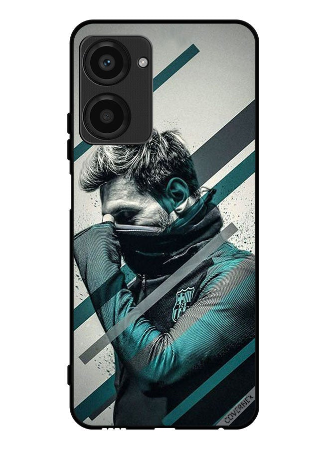 Covernex Protective Case Cover For Realme 10 Pro Messi Hiding Face - Image 1