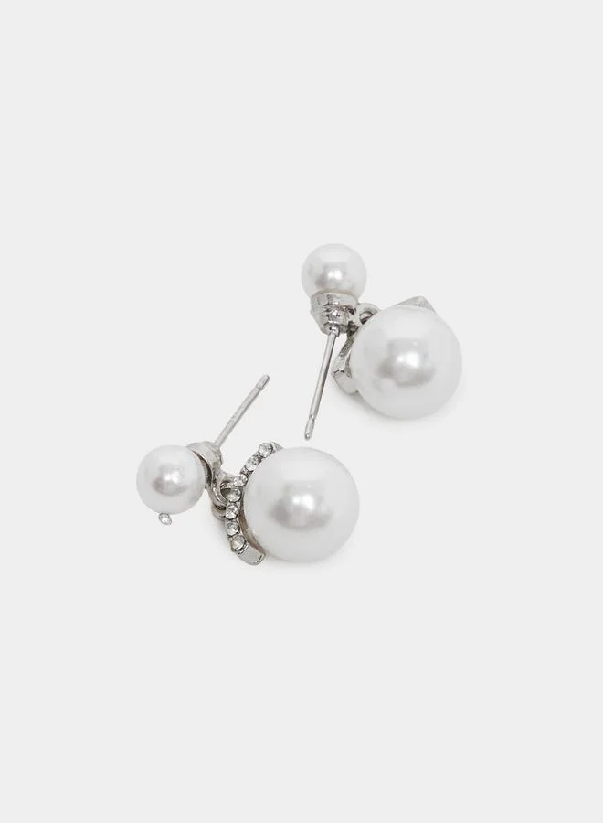 Styli Pearl Drop Dangler Earrings