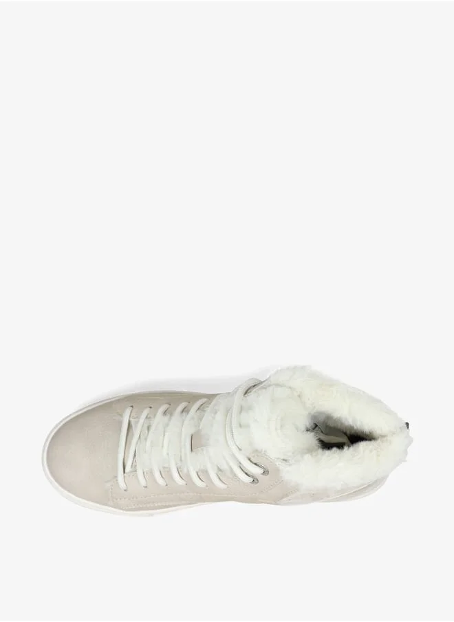 GAP Women's High Top Lace-Up Sneakers